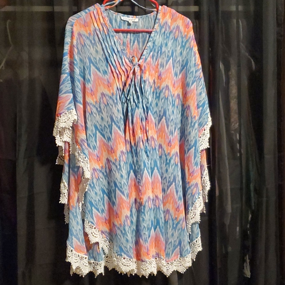 Multicolored swim cover